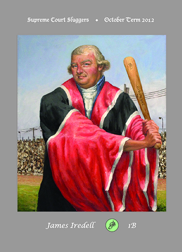 Supreme Court Slugger front of card - Justice Iredell